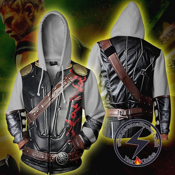 Thor Ragnarok Zip Up Hoodie Jacket